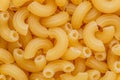 Short Italian pipe pasta. Pasta is delicious Italian traditional food made from wheat flour like noodles.Dry pasta background.Top