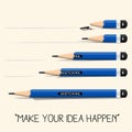 Short and long pencil set -