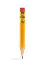 Short Pencil Royalty Free Stock Photo