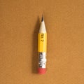 Short pencil. Royalty Free Stock Photo