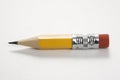 Short pencil. Royalty Free Stock Photo