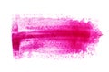 Short pink watercolor brush stroke