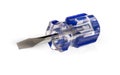 Short plastic screwdriver Royalty Free Stock Photo