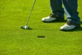 Short Putt Royalty Free Stock Photo