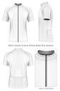 Short sleeve cycling jersey for men.