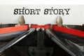 Short story is shown using the text Royalty Free Stock Photo