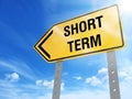 Short term sign Royalty Free Stock Photo