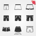 Short vector icons
