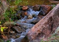 Short Waterfall in Rocky Mountain National Park Royalty Free Stock Photo