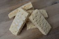 Shortbread Biscuits pilled Royalty Free Stock Photo