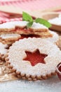 Shortbread cookies Royalty Free Stock Photo