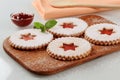 Shortbread cookies Royalty Free Stock Photo