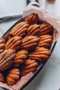 Shortbread cookies in a bowl Royalty Free Stock Photo