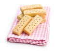 Shortbread fingers Royalty Free Stock Photo
