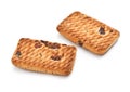 Shortbreads Cookies With Raisins Royalty Free Stock Photo