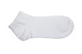 Shortened socks on a white background.Sports short socks.Summer shortened socks