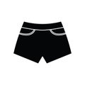 Shorts vector icon. clothes clothing icon dress