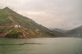 Shot along Yangtze River in Xiling Gorge, Shengli street, China