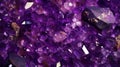 shot of amethyst background with sparkles generative AI