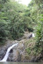 Shot of Argyle waterfalls in the Caribbean, Roxborough, Trinidad & Tobago Royalty Free Stock Photo