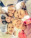 Smiling Kids faces Royalty Free Stock Photo