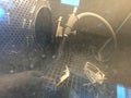 Shot blasting Shot blasting of model printed on 3D printer from polyamide powder Royalty Free Stock Photo