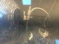 Shot blasting Shot blasting of model printed on 3D printer from polyamide powder Royalty Free Stock Photo