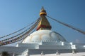 Shot of Boudha Stupa Kathmandu Nepal