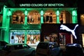 Goa, India 20 October 2019 : shot of a branded showroom United colors of Benetton in Panjim city, Goa  A Royalty Free Stock Photo