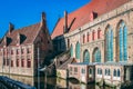 Shot of Church of Our Lady Bruges, Bruges Belgium Royalty Free Stock Photo