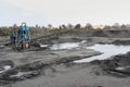 Shot of coal mining process in South Africa Royalty Free Stock Photo