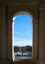 A view trough the arch