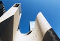 Modern church with curvy lines Royalty Free Stock Photo