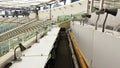 Shot of a commentary room in the stadium. Sports