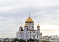 Shot of the domes of the orthodox church. Religion Royalty Free Stock Photo