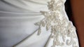Elegant bridal dress Royalty Free Stock Photo