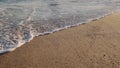 shot of evening waves on Cannes beach before sunset Royalty Free Stock Photo