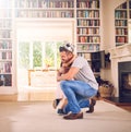 Daddy loves you with his whole heart. Shot of a father hugging his little daughter at home. Royalty Free Stock Photo