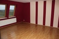 A shot of a freshly painted empty living room