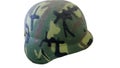 Green camouflage military army bullet proof kelvar helmet