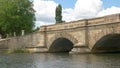 Shot of the historic sandstone bridge at ross in tasmania, australia Royalty Free Stock Photo