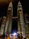 Night view Twin Tower Petronas