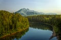 The shot of of Lebed river