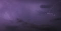 Shot of the lightning in the night sky. Nature Royalty Free Stock Photo