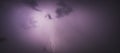 Shot of the lightning in the night sky. Nature Royalty Free Stock Photo