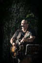 Live of Cisco by Modena City Ramblers in Fosdinovo Royalty Free Stock Photo