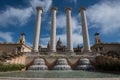 Shot of The Magic Fountain Barcelona Spain Royalty Free Stock Photo