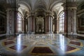 Shot of the main floor of Caserta Royal Palace and entrance to the royal apartments