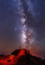 Shot of the Milky Way from the Caldera de Taburiente Natural Park, Spain