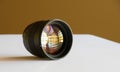 Shot of 85mm DSLR Lens Royalty Free Stock Photo